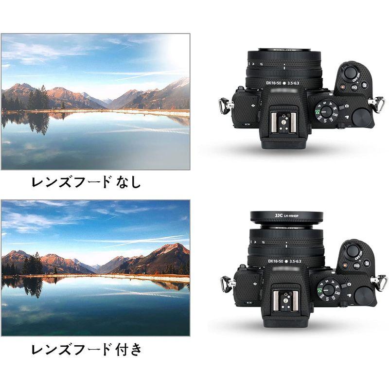 JJC HN-40 レンズフード ねじ込む式 Nikon Nikkor Z DX 16-50mm F3.5-6.3 VR レンズ 用 Nik｜hands-select-market｜07