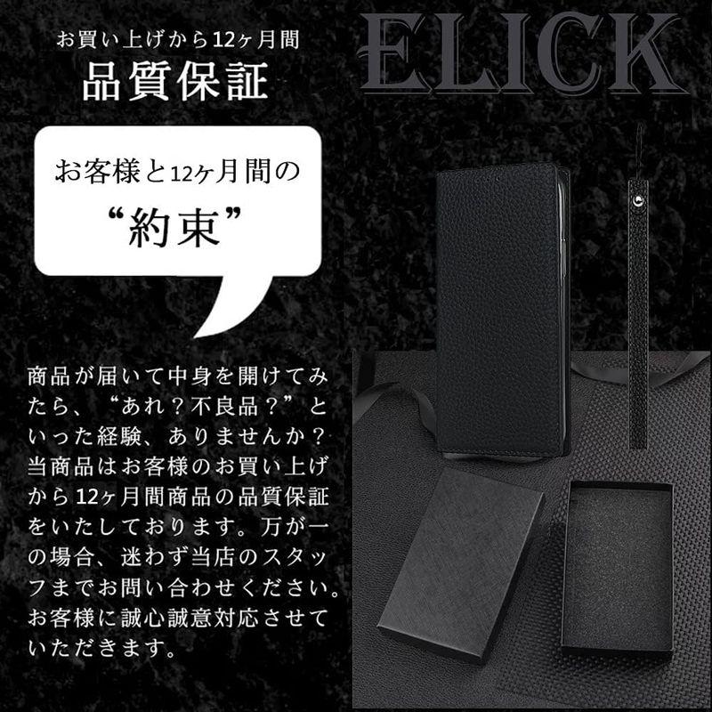 Elick iPhone 13 ケース 手帳型 高級牛革 アイフォン 13 ケース 手帳型 本革 マグネット式 スタンド機能 カード収納 ス｜hands-select-market｜04