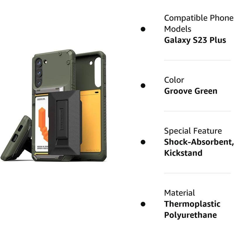 VRS Galaxy S23 Plus 対応 ケース 耐 衝撃 ストラップホール スタンド カード収納 付 スマホケース 背面 カード 収納｜hands-select-market｜04