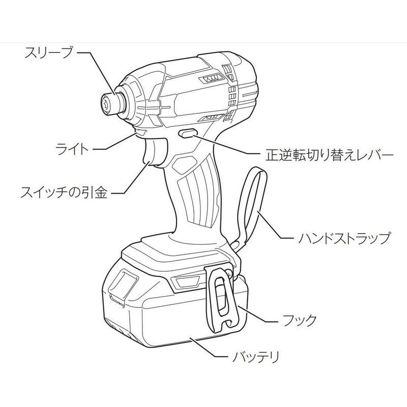 マキタ(Makita)　充電式インパクトドライバ　14.4V　ライム　TD138DRFXL　3.0Ah