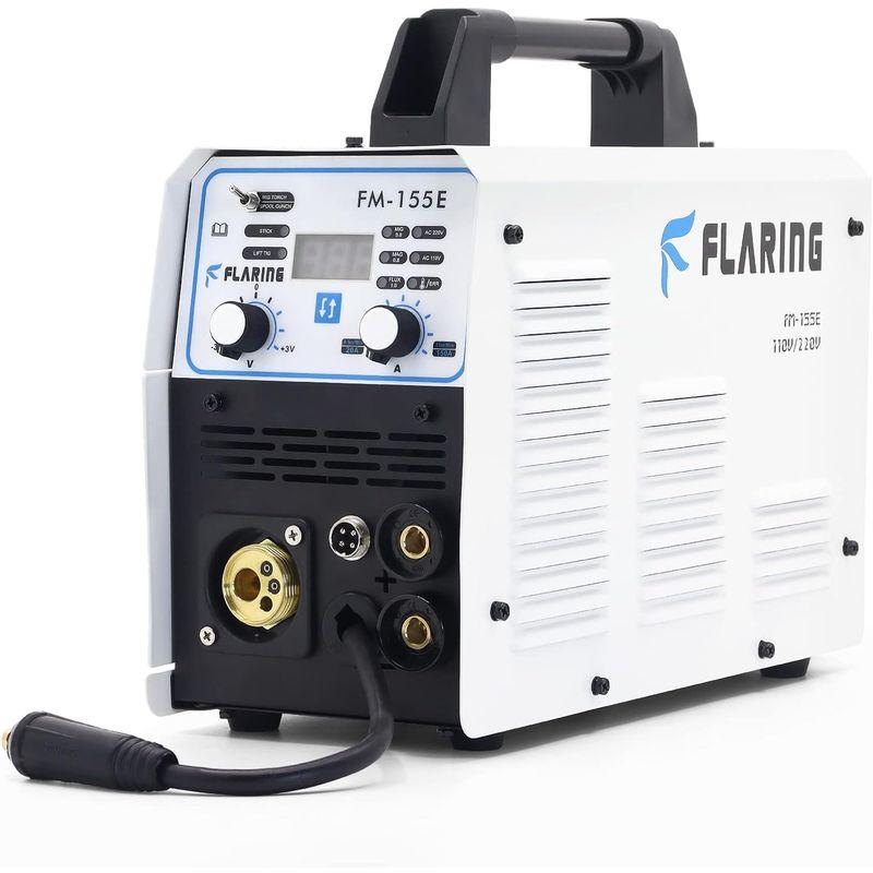 電気溶接機FLARING半自動溶接機MIG155E 150A アーク インバーター直流 家庭用 AC100V 220Vガスノンガス コンパク - 7