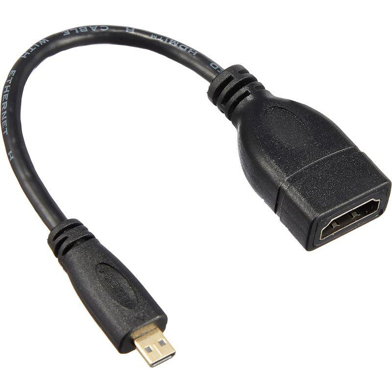 エスエスエーサービス microHDMI 変換ケーブル タイプD(オス)-タイプA(メス) 15cm MCHDMI-15H｜hands-select-market｜03