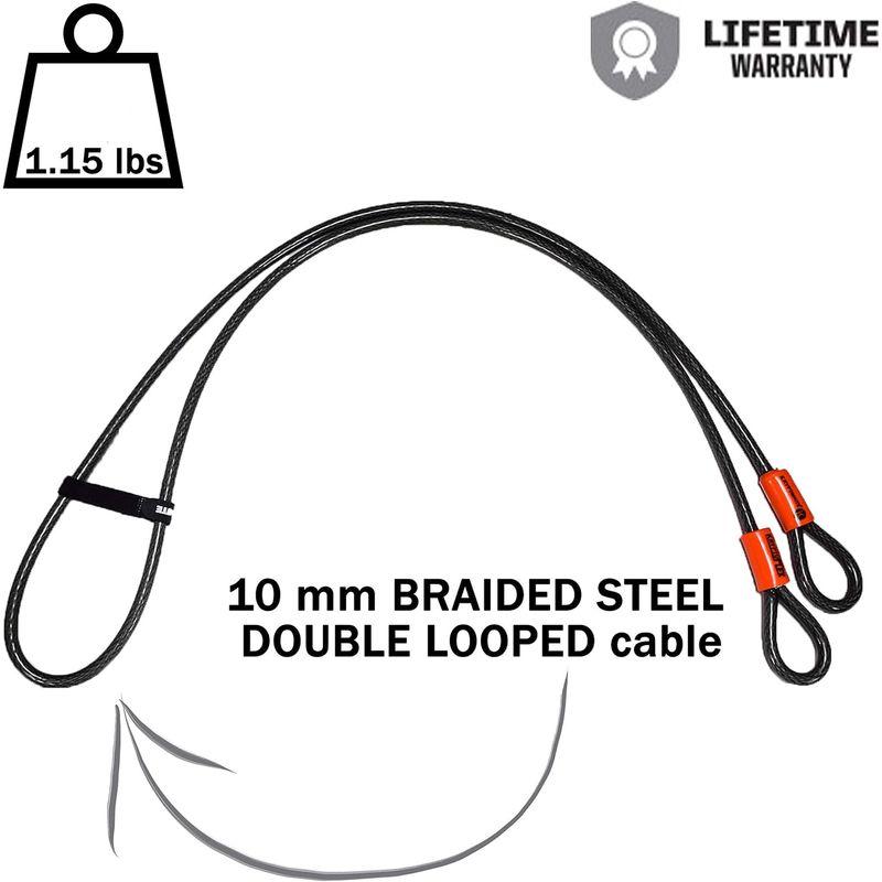 KRYPTONITE(クリプトナイト) ロック クリプトフレックス ケーブル 2,130mm LKW12700｜hands-select-market｜03