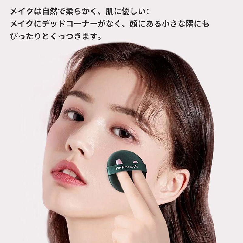 ?Wimily クッションパフ (12個セット) メイクパフ メイク用スポンジパフ 『 浮きがちな コンシーラー や ファンデ も 綺麗にな｜hands-select-market｜05