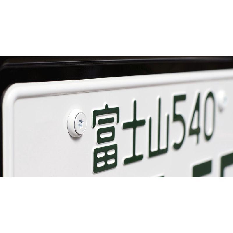 ナンバープレート用ボルト ピントルクスサラ ステンレス(ホワイト) 3本&工具セット M6×20｜hands-select-market｜08