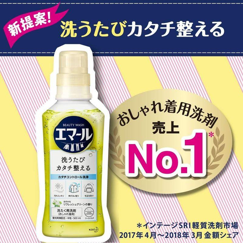 まとめ買いエマール 洗濯洗剤 液体 おしゃれ着用 リフレッシュグリーンの香り 詰め替え 920ml×2個｜hands-select-market｜08