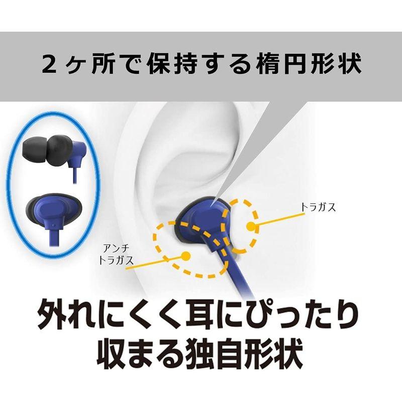 パナソニック ワイヤレスステレオインサイドホン Bluetooth搭載 ハンズフリー通話 RZ-NJ320B-A ブルー｜hands-select-market｜03