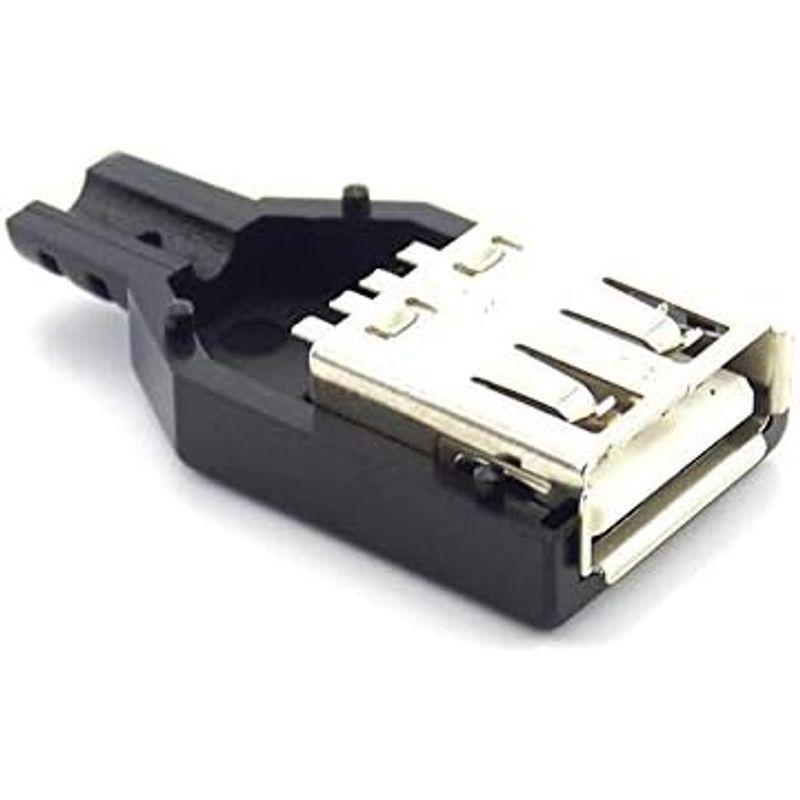 オーディオファン USB 自作コネクタ メス 自作部品 USB2.0 USB-A メス 8個セット｜hands-select-market｜06