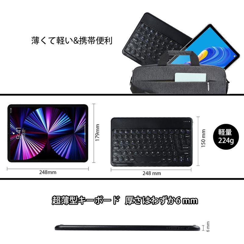 Yifeng タブレット?キーボード マウスセット bluetooth ipadキーボード 薄型 小型 コンパクト 可愛い 充電式 ipad｜hands-select-market｜03