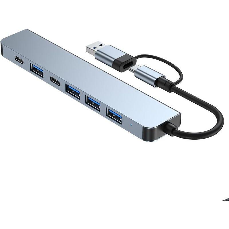 Zacoora USB3.0 ハブ、7つのポート拡張、ノートPC/PS5/PS4/Xbox/Surfaceに対応、USB-Cポートはhubに｜hands-select-market｜05