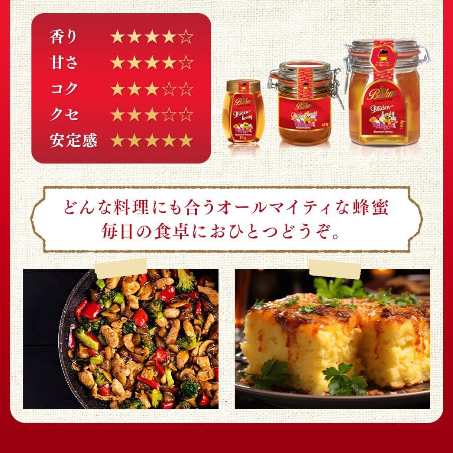 はちみつ バリム ドイツ産はちみつ 1kg×4種セット ブロッサムハニー