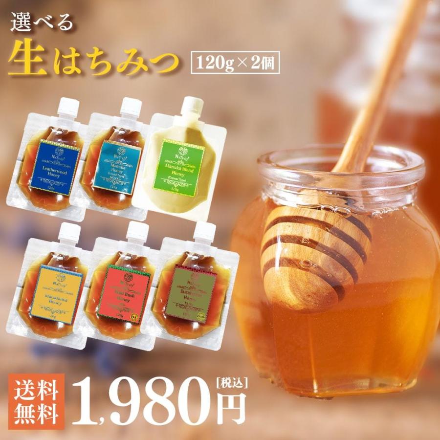選べる オーストラリア産 はちみつ 120gパウチ×2個セット ハチミツ