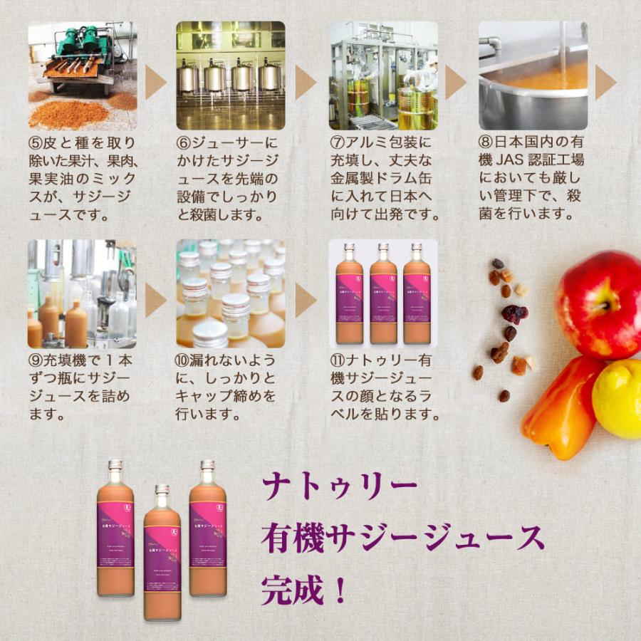 NaTruly サジージュース 900ml 3本セット オーガニック サジー NaTruly サジージュース 900ml 3本セット オーガニック サジー
