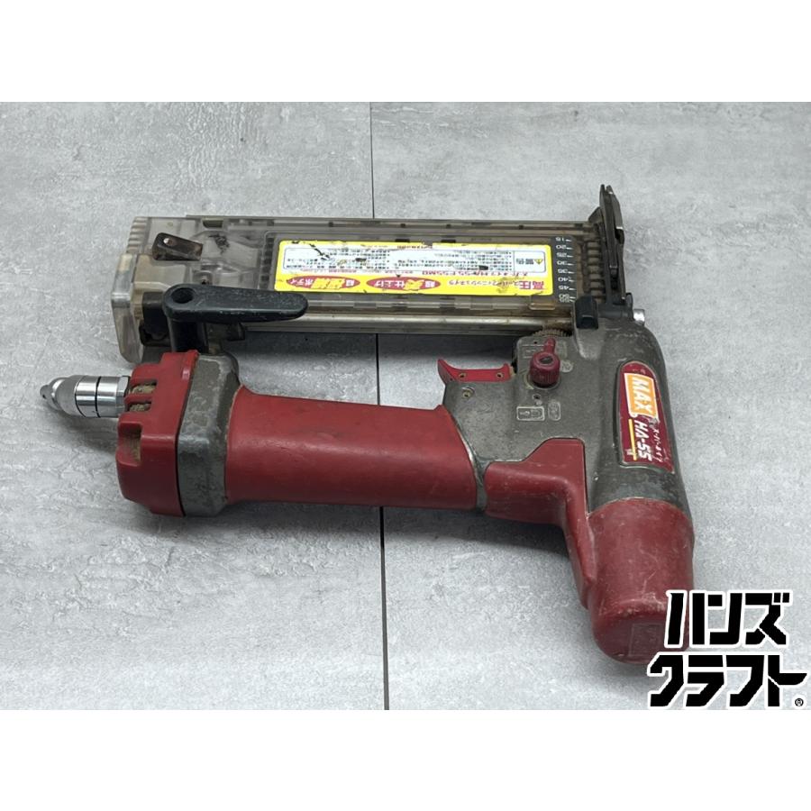 【中古】マックス MAX HA-55SF1(D) 高圧フィニッシュ スーパーネイラ 15～55mm 本体のみ【ハンズクラフト佐賀】 □【中古】MAX HA-55SF1(D) スーパーネイラ 高圧 使用可能ネイル長さ