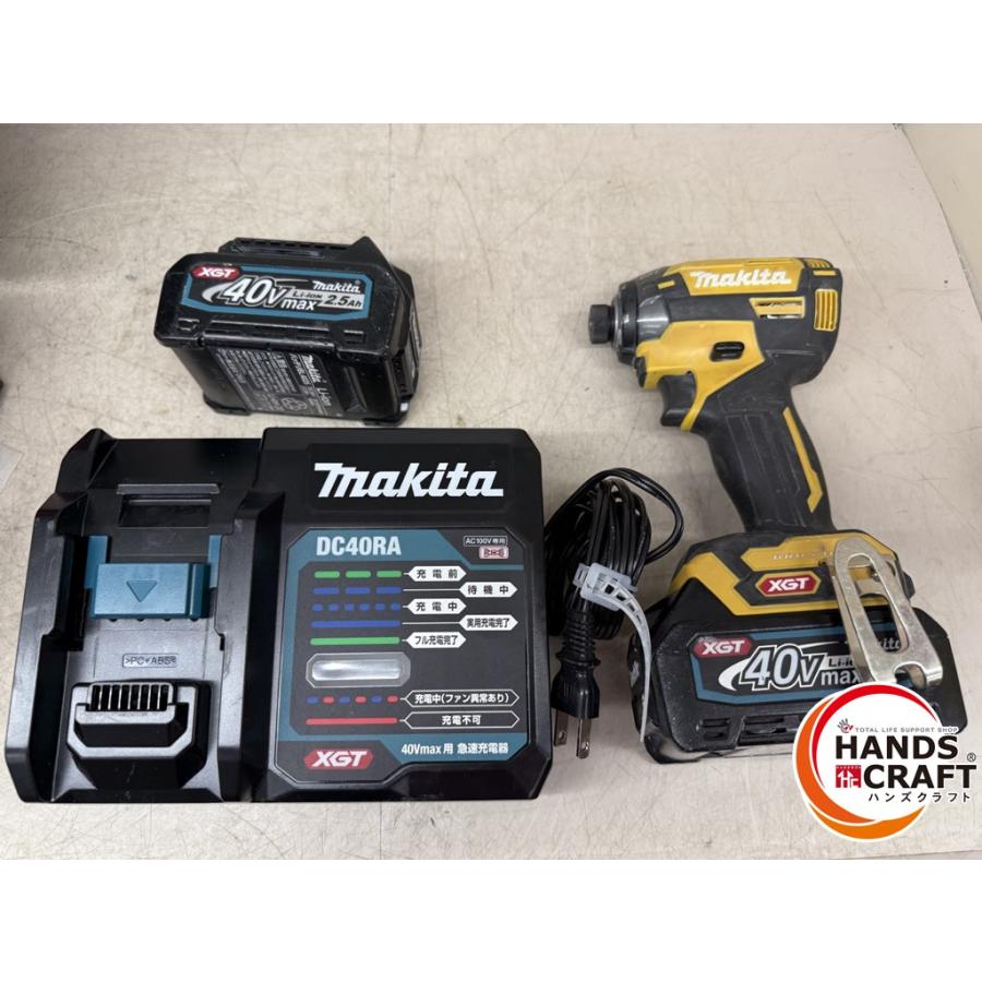 Makita 充電式インパクトドライバー TD002GDX  中古 ♪ 【中古】 マキタ makita TD002GDXFT インパクトドライバ バッテリー
