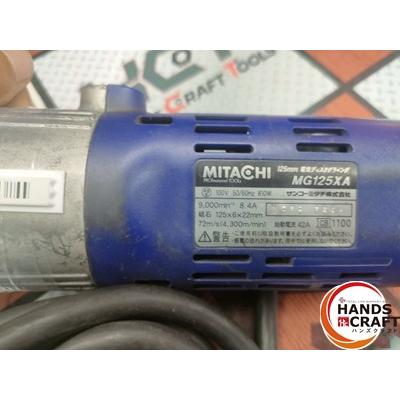 □【ジャンク品】MITACHI MG125XA ディスクグラインダ 3台 ※すべて 