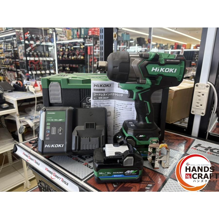 HIKOKI　ハイコーキ　WR36DF2XPSZ　インパクトドライバ　未使用品　バッテリ18-36V二個/充電器付き　フルセット　【ハンズクラフト宜野湾店】 □【未使用】HiKOKI ハイコーキ WR36DF2XPSZ インパクトレンチ