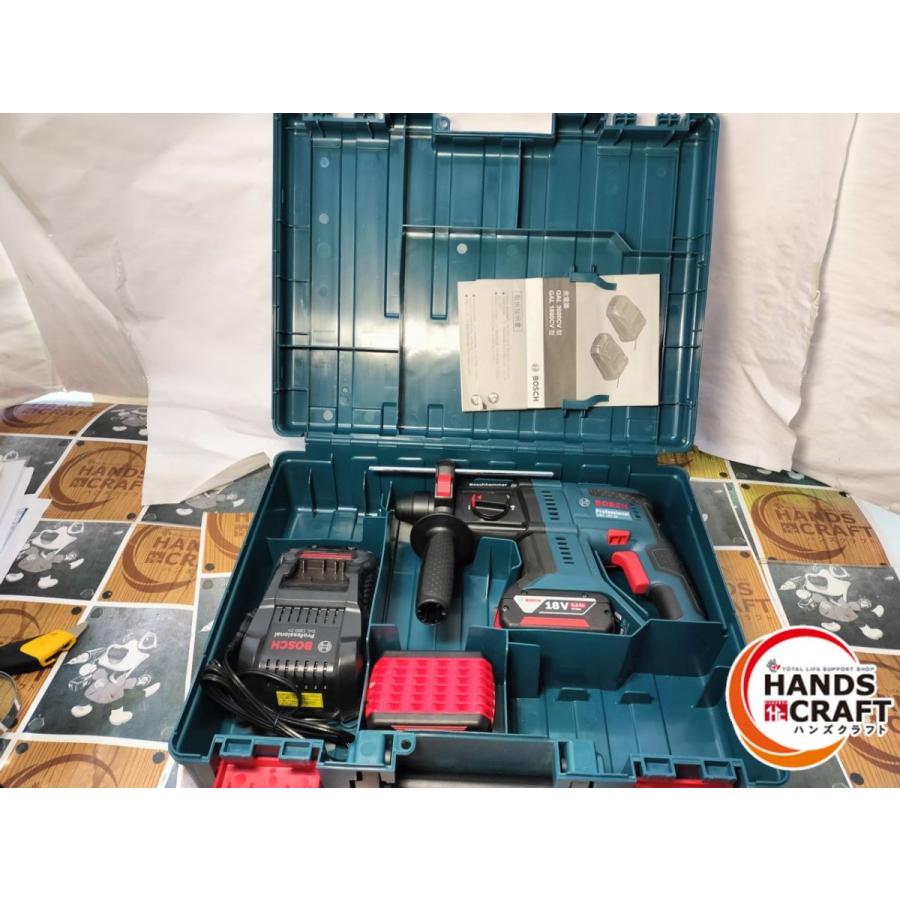 ◇【中古品】ボッシュ ハンマドリル GBH18V-20 バッテリー×2