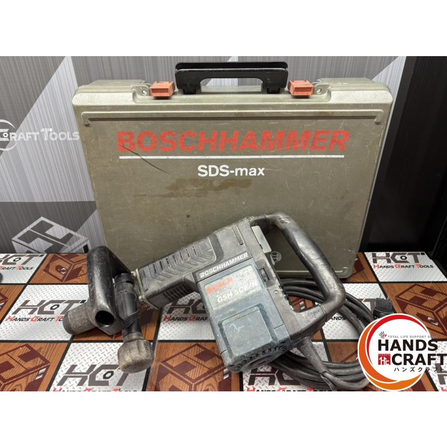 〇ボッシュ BOSCH GSH5CE/N 破つりハンマー 電動ハンマ ケース付き 