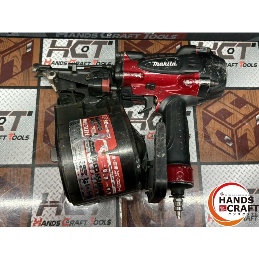 〇マキタ Makita AN930H 高圧エア釘打機 90mm 本体のみ【中古 