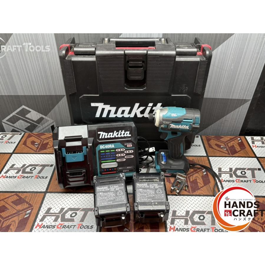 【中古】マキタ Makita TD001GRDX 充電式インパクトドライバ バッテリ×2・充電器付き【ハンズクラフト佐賀】 〇マキタ Makita TD001GRDX 充電式インパクトドライバ バッテリ×2