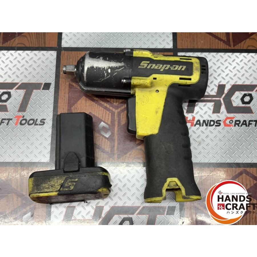 値下げしました！【ジャンク品】スナップオン Snap-on CT761 コードレスインパクトレンチ バッテリ×1付き ※スイッチ接触不良有【ハンズクラフト佐賀】【中古】 〇【ジャンク品】スナップオン Snap-on CT761 インパクトレンチ