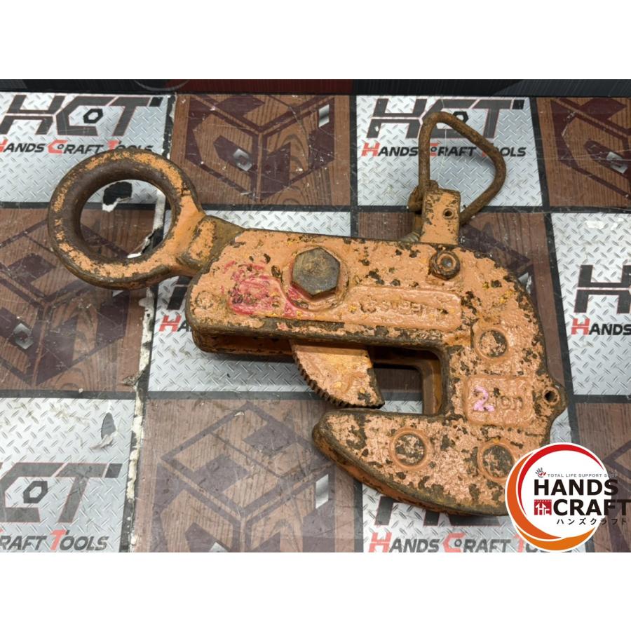 値下げしました！【中古】メーカー・型番不明 横吊クランプ 2ｔ 〇メーカー・型番不明 横吊クランプ 2t【ハンズクラフト佐賀】【中古