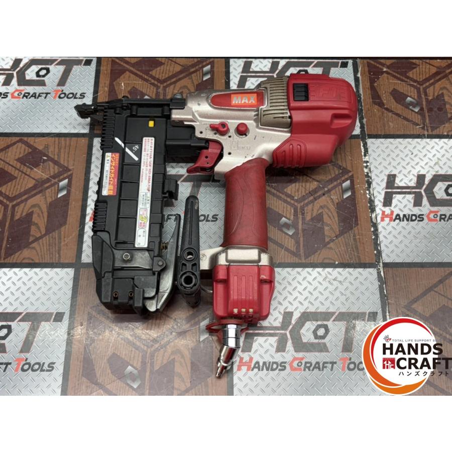 中古】マックス MAX TA-450F1/4MA フロア用タッカ エアネイラ 常圧