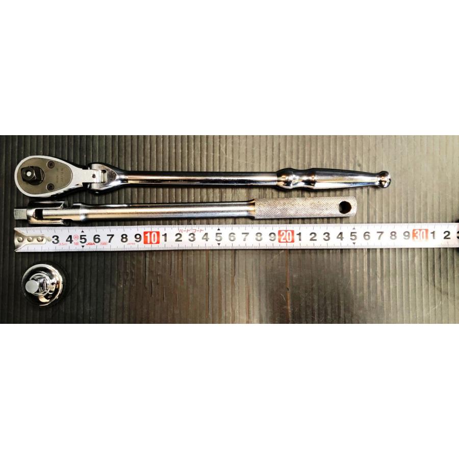 ▽【中古品】KTC/ネプロス BR3FL/BS20/NBE38 首振りラチェット