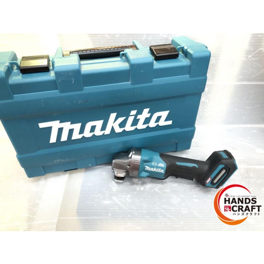 makita マキタ GA009GRDX ディスクグラインダ 未使用 パドルスイッチ ４０V フルセット 【ハンズクラフト宜野湾店】 ▽マキタ GA009GRDX ディスクグラインダ 中古品 100? 40Vmax パドル