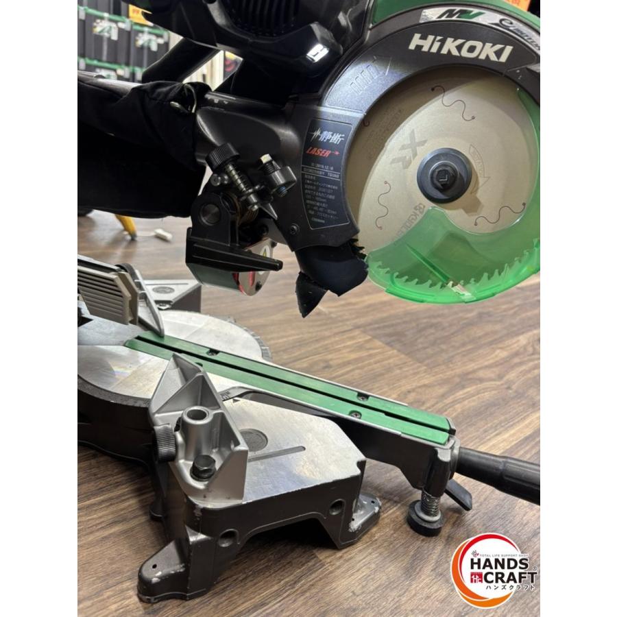 中古品　HIKOKI C3606DRB 165mm コードレス卓上スライド丸のこ ※現状品 本体のみ(ス-68) ◇HiKOKI ハイコーキ 36V 165mm コードレス卓上スライド丸のこ