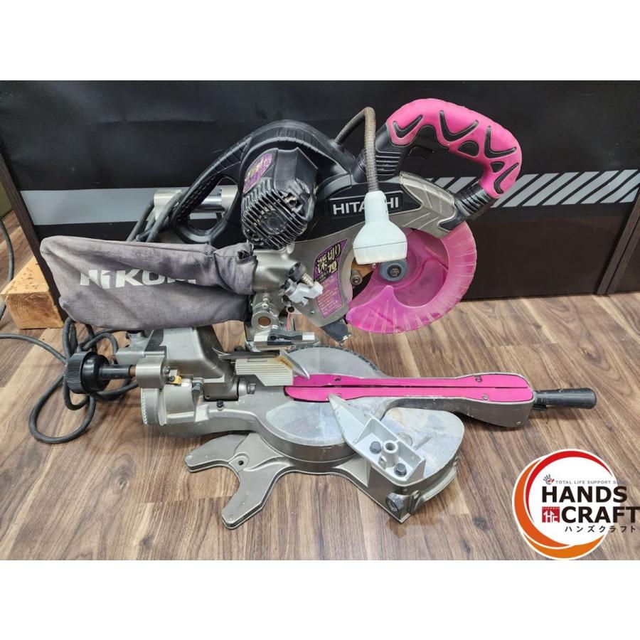 ♭【中古】日立 C7RSHC 卓上スライドマルノコ190mm【ハンズクラフト