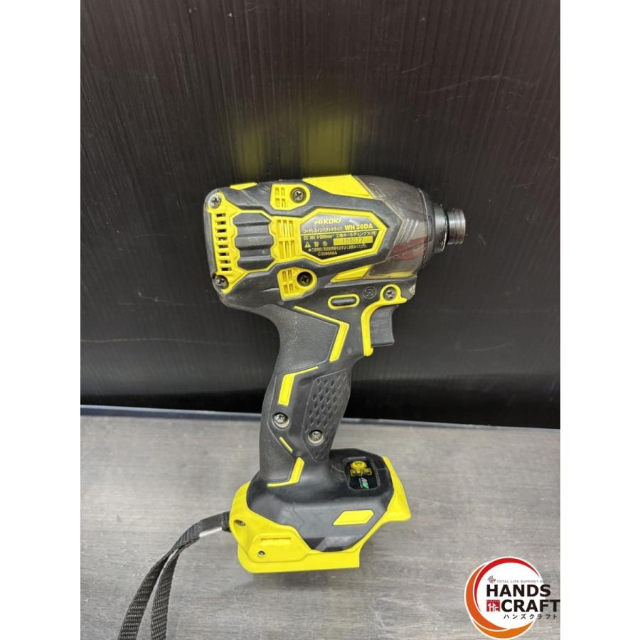 HiKOKI コードレスインパクトドライバ WH36DA(NN)本体のみ【中古品】