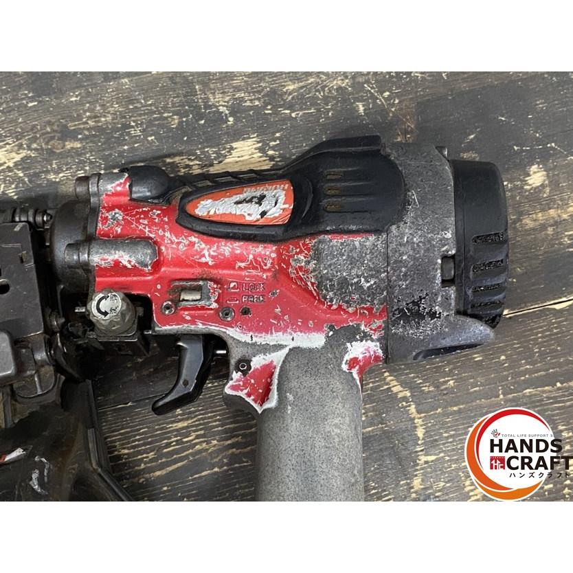 引き取り限定】【中古品】makita マキタ AN610H 高圧エア釘打機 使用