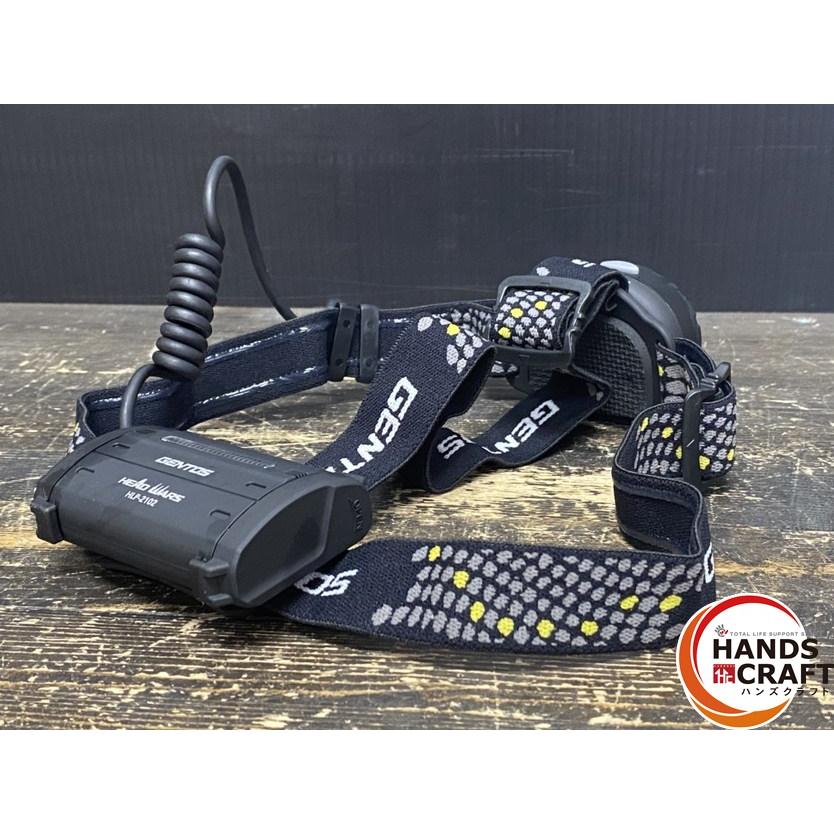 【久留米】【引き取り限定】【未使用品】GENTOS ジェントス HLP-2102 LEDヘッドライト ヘッドウォーズ 最大400ルーメン 電源:単3形アルカリ乾電池×3本 ○【未使用品】GENTOS ジェントス HLP-2102 LEDヘッドライト ヘッド