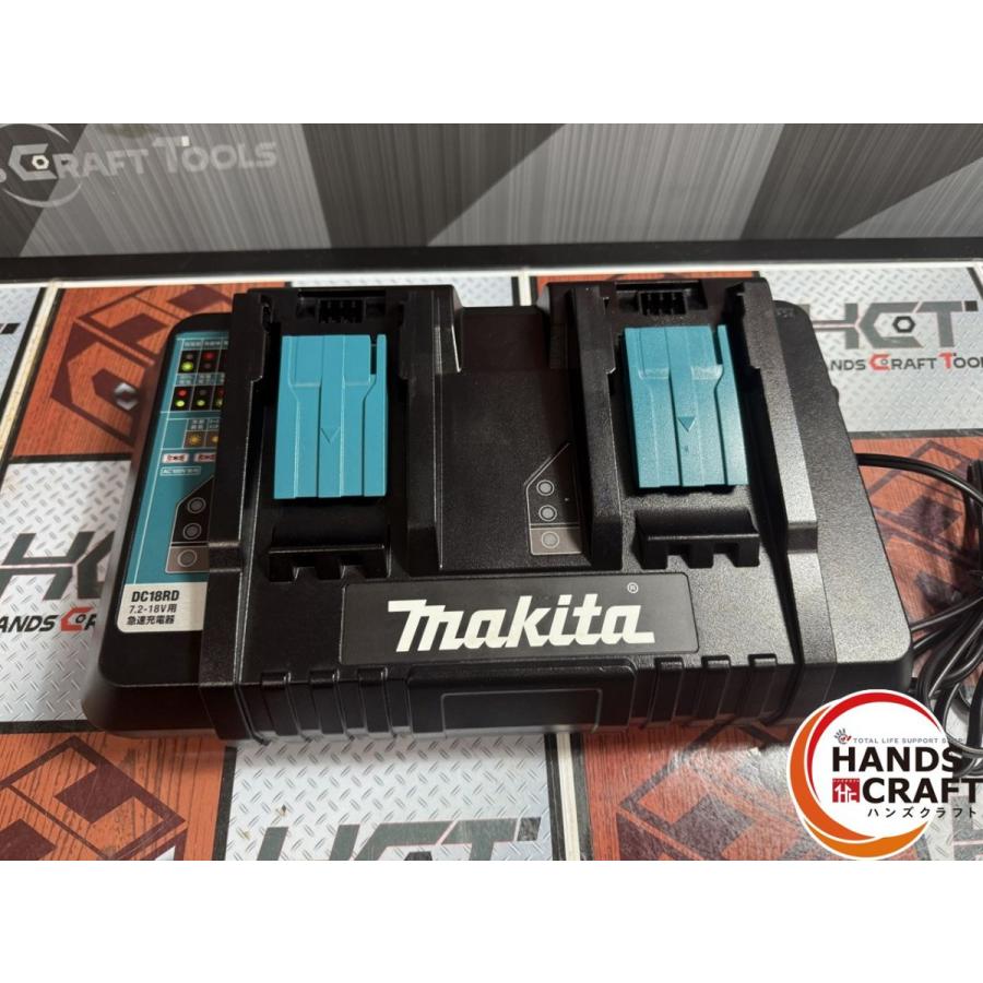 マキタ　急速充電器　DC18RD 未使用品 △【中古】マキタ makita DC18RD 急速充電器 2口急速充電器【ハンズ