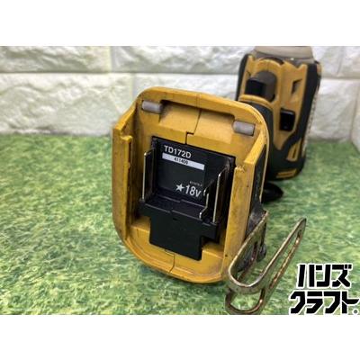 ▽【中古】マキタ TD172D 充電式インパクトドライバ フレッシュ 