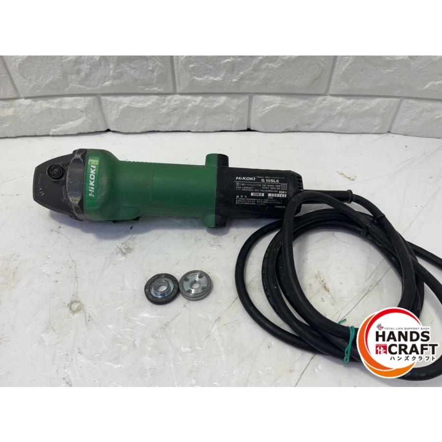 HIKOKI ハイコーキ G10SL6 ディスクグラインダ 未使用 開封済み ややキズ有 【ハンズクラフト宜野湾店】 ▽【中古】ハイコーキ G10SL6 100mmディスクグラインダ 本体のみ