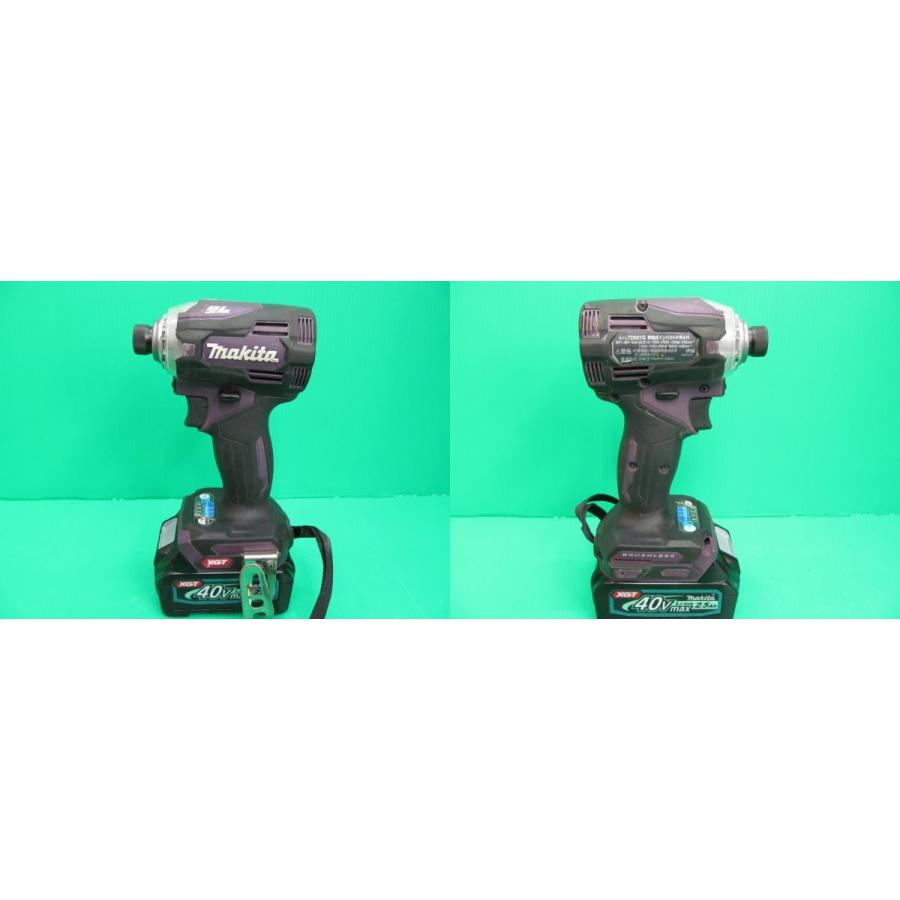 豪華 マキタ 40vmax インパクトドライバ Td001gdxap オーセンティックパープル 40v 2 5ah バッテリ1個 Makita 中古品 春バーゲン Gestion Etechnologies Shop