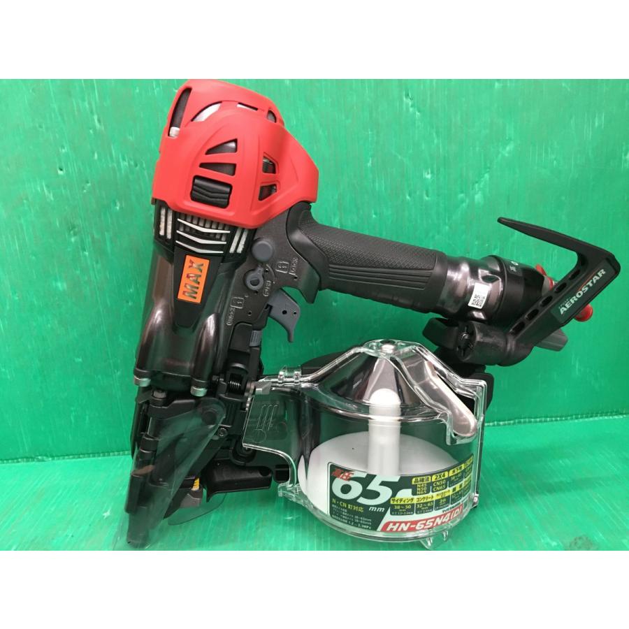 ☆マックス MAX 65mm高圧釘打機 HN-65N4(D)-G スーパーネイラ ［保証書 