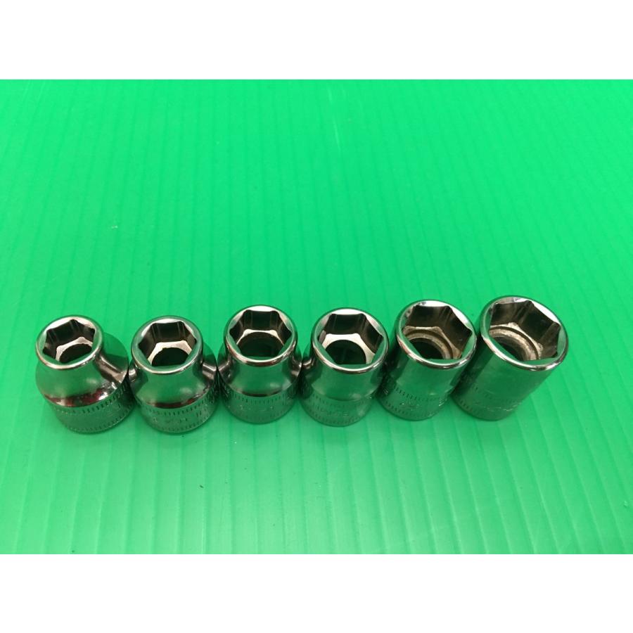 スナップオン3/8ソケットセット8mm-19mm