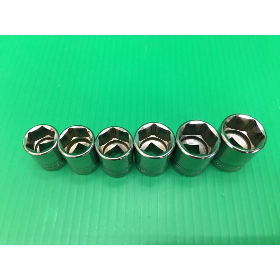 ☆スナップオン Snap-on 3/8 シャローソケット 8mm〜19mm