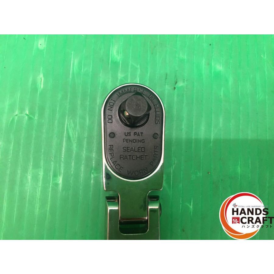 ☆【中古品】スナップオン 3/8 ラチェット FHLFD100 メタリックブルー 