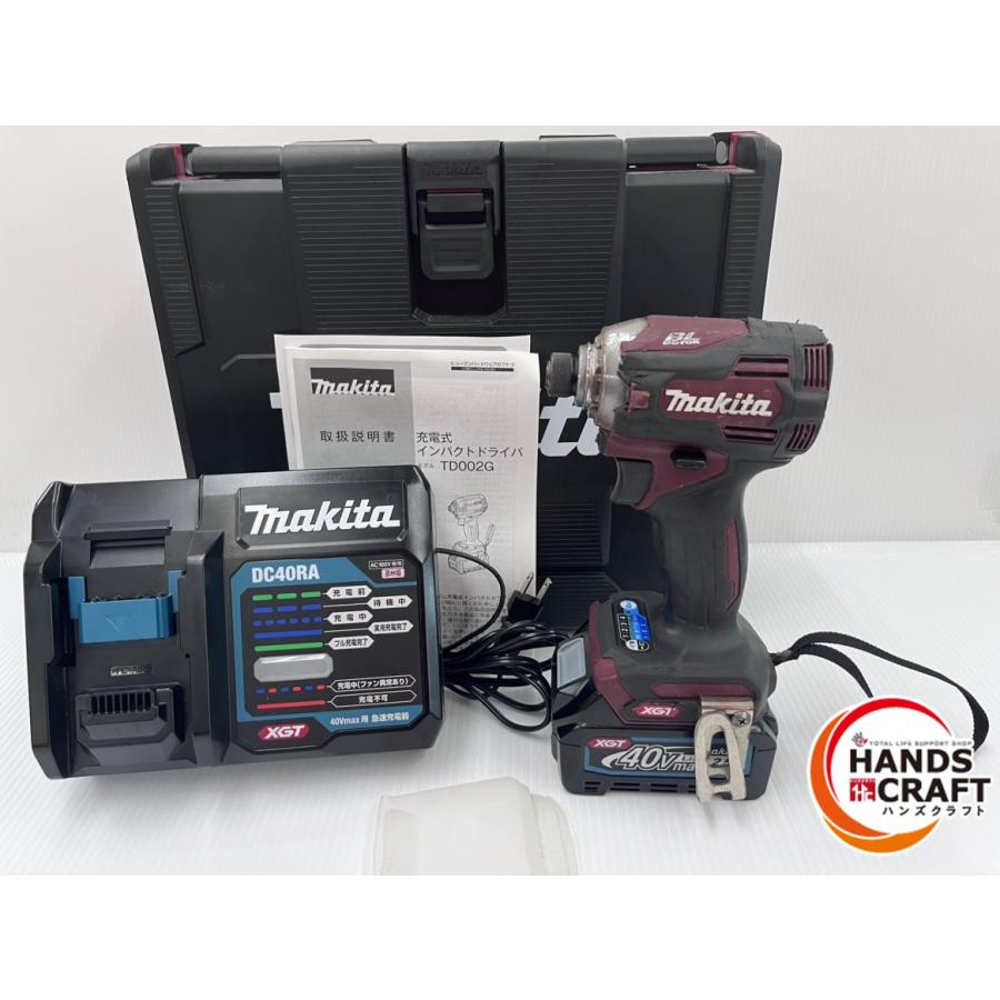 ☆マキタ makita 40Vmax インパクトドライバ TD001G 40V2.5Ah×1(充電