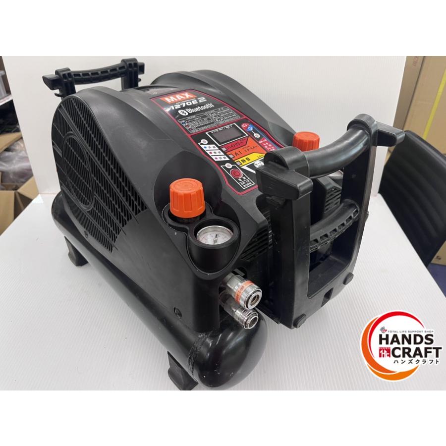 ☆マックス MAX 高圧 エアコンプレッサー AK-HH1270E2 27L 高圧4口 