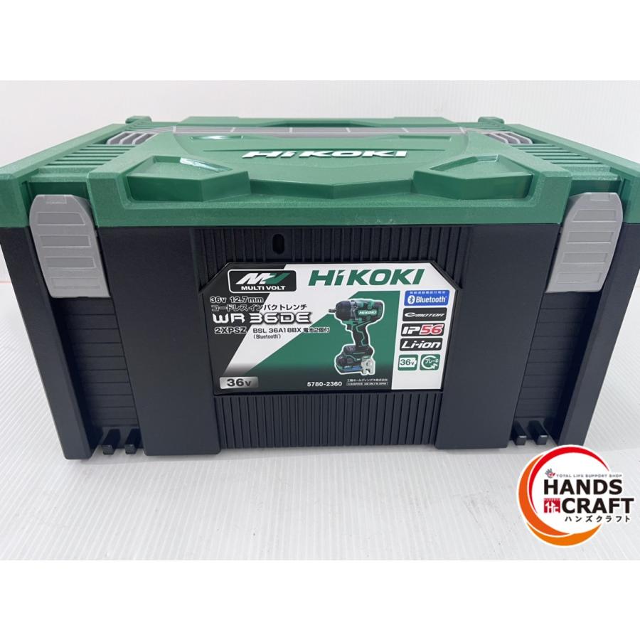 ☆ハイコーキ HIKOKI 12.7mm コードレスインパクトレンチ WR36DE(2XPSZ 