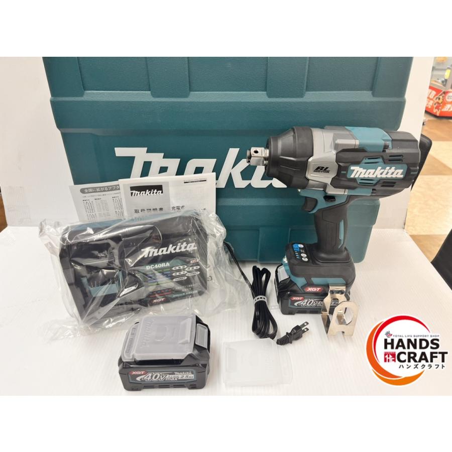 ☆マキタ makita 40Vmax 充電式インパクトレンチ TW001GRDX バッテリ
