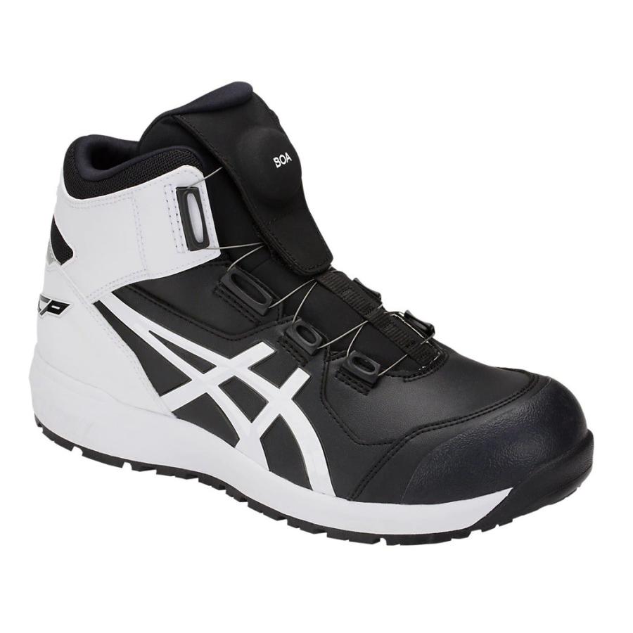 ASICS SOA 安全靴 黒/白 BOAシステム tobiwarabiueda_cp304100
