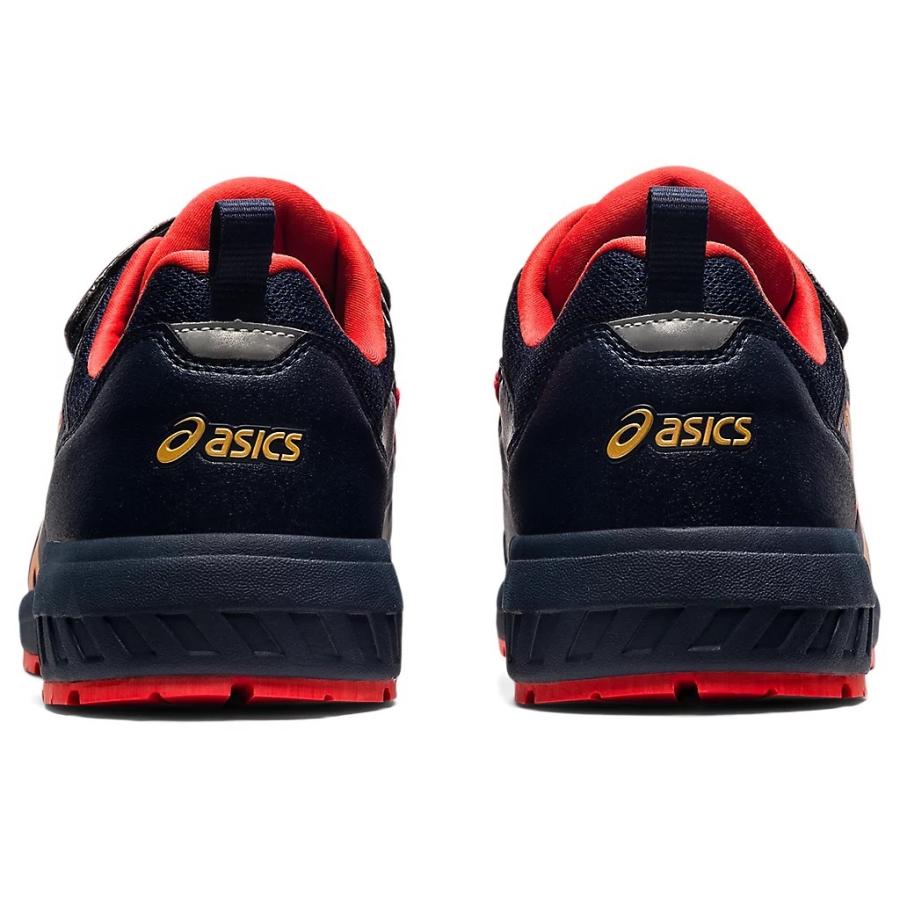 アシックス WINJOB CP307B ミッドナイトブルー/オレンジ ASICS asics アシックス 作業用靴 安全スニーカー Boaフィット