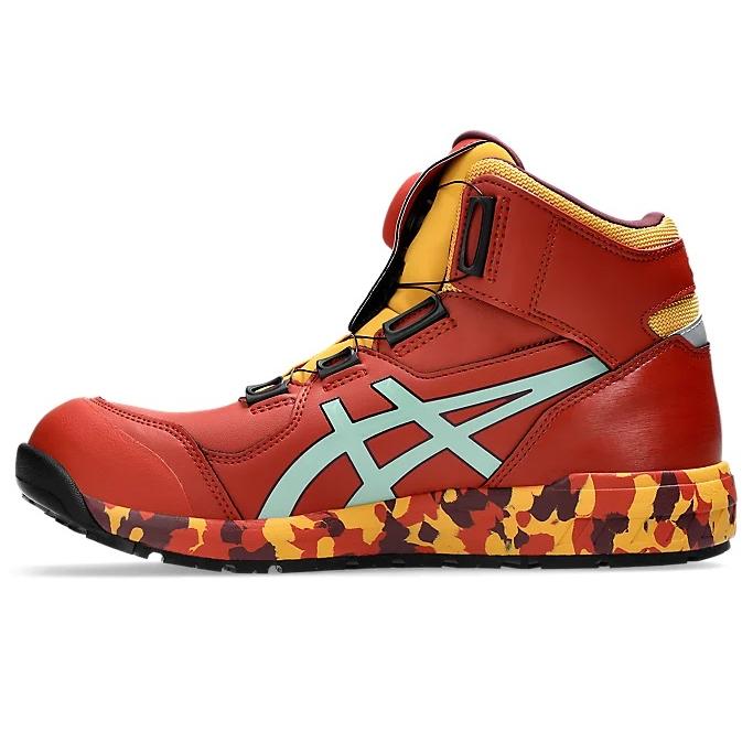 ASICS CP304 BOA 25.5 限定品 スパイスラテ×ライトセラドン ASICS（アシックス） 安全スニーカー Boaフィットシステム ウィン